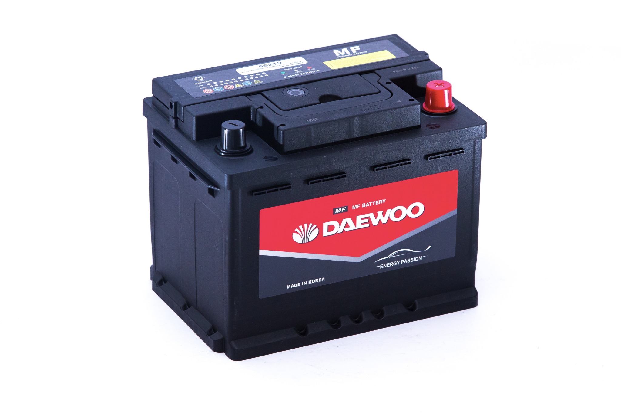 Bình ắc quy Ô tô NGOẠI NHẬP - Daewoo DIN56219 12V - 62AH